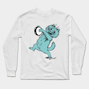 Tambourine Musical Cat Long Sleeve T-Shirt